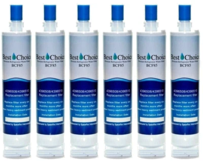 6 Pack Fits Whirlpool EDR5RXD1 4396508 Refrigerator Water Filter 5 - Image 1 of 4