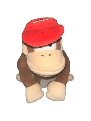 Peluche Diddy Kong 9" 2017 - Nintendo - Super Mario Bros - Donkey Kong Foto 1 de 4