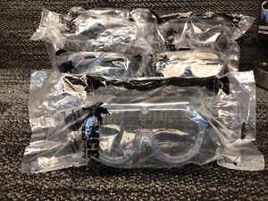 MCR Safety 2237R Goggles - Ventless Frame - Anti-Fog Lens - Rubber Strap - Picture 1 of 4