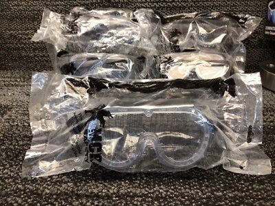 MCR Safety 2237R Goggles - Ventless Frame - Anti-Fog Lens - Rubber Strap - Image 1 of 4