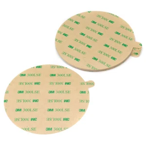 Doppelseitige Klebepads 3M 9495 Klebepunkt transparenter Klebstoff D100mm - Bild 1 von 3