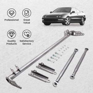 Front Lower Traction Control Rear Tie Bar Brace Kit for Honda Civic 1992-1995 - Foto 1 di 10