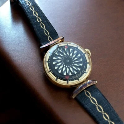 ERNEST BOREL Vintage 1950-70s Cuerda a Mano Caleidoscopio Dial Esqueleto Espalda Unisex Foto 1 de 4