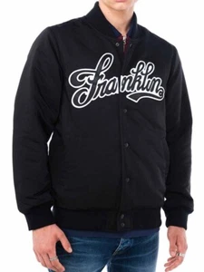 TEDDY FRANKLIN MARSHALL men's black padded jacket size 48 m q1/8 - Picture 1 of 6