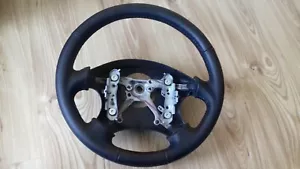 SUBARU LEGACY 95-99y STEERING WHEEL BLACK LEATHER 665420-28260 - Picture 1 of 11