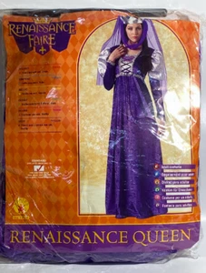 Rubie's Renaissance Queen Costume w/ Veil, One Size Women - Halloween, Purim - Picture 1 of 2