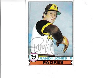1979 TOPPS BASEBALL #194 Randy Jones San Diego Padres Signed Autograph - Picture 1 of 1