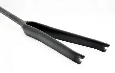 SwishTi Road eBike Cycling 700C Carbon Fork w/1-1/8" Carbon Steerer Matte - Image 1 of 4