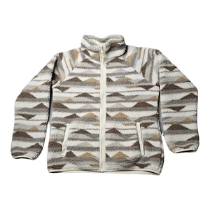 Columbia Jacke Damen Größe M Sherpa Fleece Aztec Reißverschluss Native - Bild 1 von 6