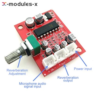 5-15V CD2399 Microphone Reverb Plate Reverberation Board DC Power Supply Module - Picture 1 of 8