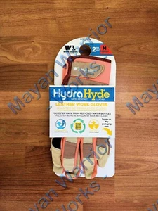 2 Paia Guanti da Lavoro Wells Lamont Donna HydraHyde in Pelle - Taglia Media - Foto 1 di 2