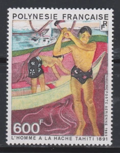 POLYNESIE FRANCAISE / PA 174 N** MNH / GAUGUIN L'HOMME A LA HACHE 600F C21€ - Picture 1 of 1