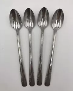 Set di 4 - Cucchiai da tè ghiacciati Oneida in acciaio inox manico lungo oceanico - Foto 1 di 6
