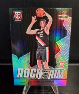 2024-25 Panini Totally Certified Donovan Clingan- ROCK THE RIM #11 Portland. - Picture 1 of 2
