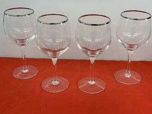 LENOX CRYSTAL -- WEATHERLY -- WATER GOBLETS (4) - Picture 1 of 3