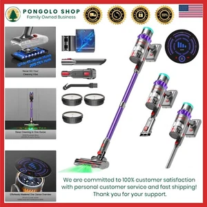 Cordless Vacuum Cleaner 550W 48kPa 60 Min Runtime Pet Hair Carpet Floors - Picture 1 of 9