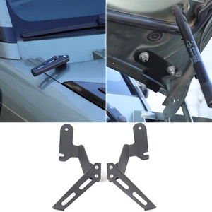 LED Light Pod Hood Ditch Mounts Brackets For Land Rover Defender 90 110 2020-25 - Picture 1 of 21