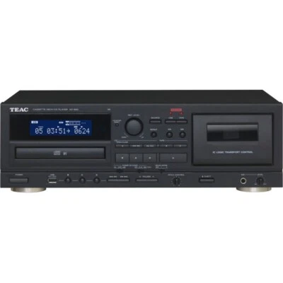 Teac AD-850-SE/B - CD und Kassettenspieler - USB - schwarz - Bild 1 von 4
