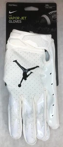 Nike Air Jordan Vapor Jet Football Gloves White Size XXL DA1749-102 - Picture 1 of 5