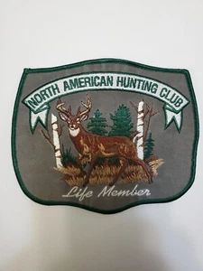 Vintage Large size North American HUNTING CLUB Life Member GUN CLUB PATCH  - Picture 1 of 2