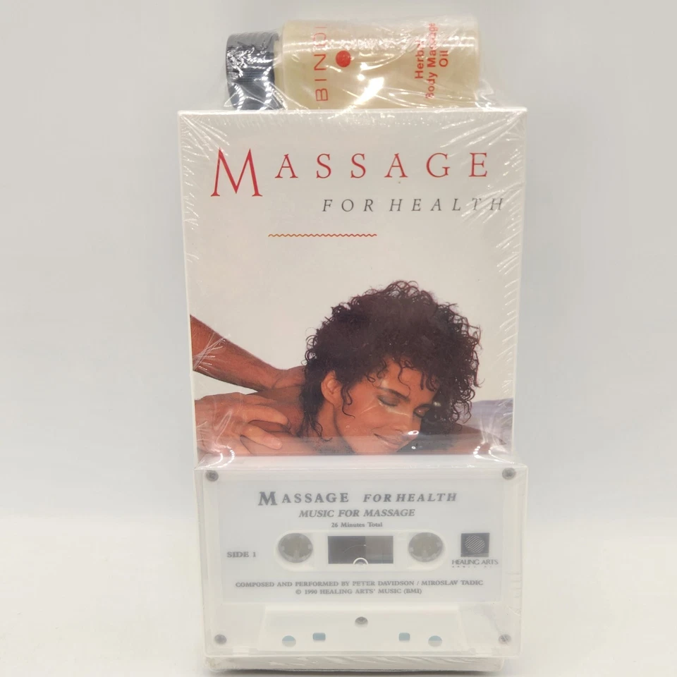 Vintage Massage for Health by Shari Belafonte VHS Book Tape And Message Oil - Image 1 of 4