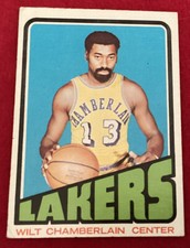 1972 topps basketball Card # 1 Wilt Chamberlain Trading Card