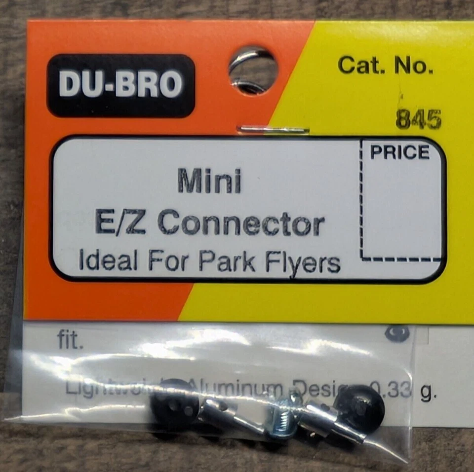Du-Bro Mini E/Z Connector Great for Park Flyers!  #845  WOW! - Image 1 of 2