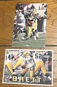 1994 BRETT FAVRE Pacific Triple Folder #12 EDGAR BENNETT Pacific Gridiron #68