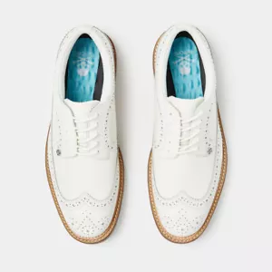 New Mens G/FORE GALLIVANTER LEATHER LUXE SOLE LONGWING GOLF SHOE GMF000011-SNO - Picture 1 of 9