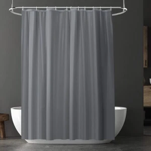 Shower Curtain Plastic Shower Curtain Liner Waterproof Heavy Weight Thick Bat... - Picture 1 of 10