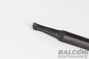 GUAINA ESPANDIBILE TRECCIATA Ø 8mm a 16mm ANTITAGLIO PER CAVI CAR AUDIO TUNING - Picture 1 of 2