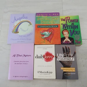 6 Lot Books Self Help Angelic Healing DailyLove UnFuk yourself All that matters - Imagen 1 de 15
