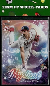 2024 Topps Update Spencer Strider Atlanta Braves Mystical Blue - Picture 1 of 2