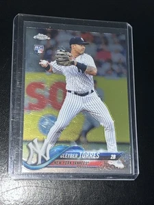 2018 Topps Chrome Update #HMT26 Gleyber Torres Rookie Card RC - Foto 1 di 3