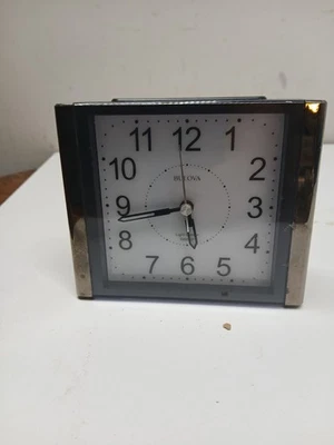 Bulova B1872 Light Sensor Sweep Alarm Clock - Image 1 of 4