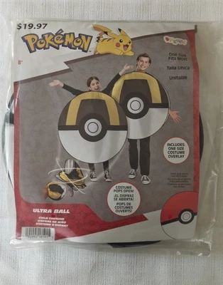 Pokémon Ultra Ball Costume Cosplay Fancy Dress ADULT/CHILD ONE SIZE - Image 1 of 3