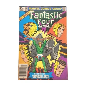 Fantastic Four Annual #16 Sehr guter Erhaltungszustand - Marvel 1981 1. App Dragon Lord - Kaufen Sie 5 und erhalten Sie 1 GRATIS - Bild 1 von 3
