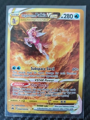 Pokemon Origin Forme Palkia VSTAR (Secret) GG67/GG70 Crown Zenith - Image 1 of 2