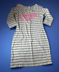 FIORUCCI ~ABITO SMART Y2K STRIPED SUMMER SHORT DRESS Size: IT 42 - Picture 1 of 4