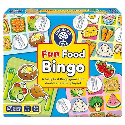 OrchardToys Fun Food Bingo Educational and fun Matching Game Ideal Kids Age 3-6 - Image 1 of 4
