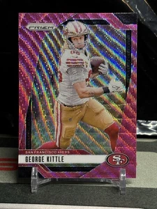 George Kittle 2024 Panini Prizm #253 San Francisco 49ers Pink Wave - Bild 1 von 6