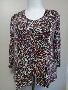 Alex Evenings 2-teiliges ärmelloses Tanktop mit Verzierung und offener Strickjacke Größe XL - Bild 1 von 13