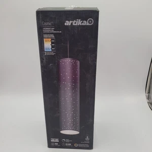 Black Modern Integrated LED Mini Pendant Light Fixture: Artika Cosmic - Picture 1 of 6