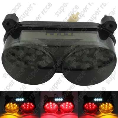 LED Turn Signal Tail Brake Light For Kawasaki ZR7S ZX6R ZX9R ZZR600 ZX900 Foto 1 de 4