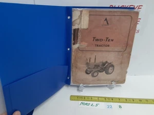 Allis-Chalmers Two-Ten 210 Traktor Bedienungsanleitung & I&T Svc. Handbuch - Bild 1 von 12