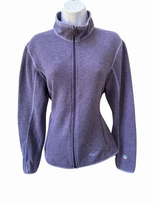 Pullover polar Kuhl Alfpaca 1/4 cremallera suéter chaqueta M púrpura cuello alto Foto 1 de 4