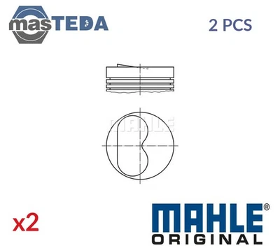 009 36 02 ENGINE PISTON & RINGS MAHLE ORIGINAL 2PCS NEW OE REPLACEMENT - Image 1 of 4