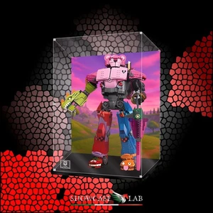 TECA IN PLEXIGLASS ACRILICO-SHOWCASE-TECA PER SET LEGO® 77078 - Leader Squadra M - Foto 1 di 5