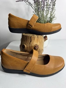 Comfortview Damengröße 12 Mary Janes leichte bequeme Schuhe flache Schuhe braun Carla - Bild 1 von 13