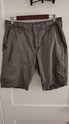 Pantalones Cortos Marmot Para Hombre Talla 32 Gris Aire Libre Senderismo Informales Foto 1 de 4